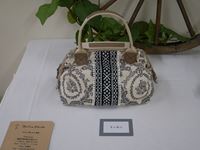 こぎん刺しゅうのバッグ
青山康江