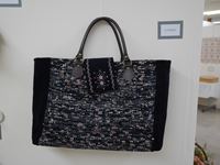 裂き織のバッグ (48×30)
日下部邦子