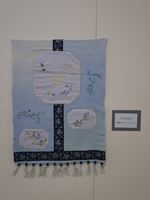 手織りのタペストリー (70×46)
日下部邦子